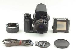 NEAR MINT Bronica SQ-Ai with PS 80mm F/2.8 + AE Finder 120 Back From Japan #1529