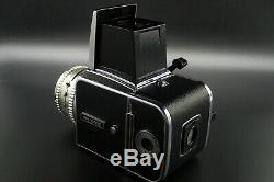 NEAR MINT+++Hasselblad 500 C with 80mm f/2.8 lens A12 Film back FROM JAPAN