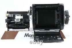 NEAR MINT? MAMIYA M645 Waist Level Finder + SEKOR C 55mm f/2.8 + 120 Back