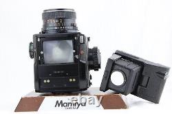 NEAR MINT MAMIYA M645 + Waist Level Finder + SEKOR C 80mm f/2.8 120 Back JPN