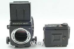 NEAR MINT Mamiya RB67 Pro SD Body Waist Level Finder 120 Film Back From JAPAN