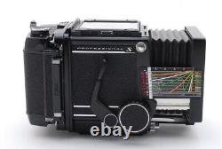 #NEAR MINT# Mamiya RB67 Pro S Body Medium Format Camera+Film Back 120 From Japan