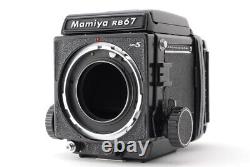 NEAR MINT Mamiya RB67 Pro S Medium Format 6x7 Body + 120 Film Back From JAPAN