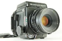 NEAR MINT Mamiya RB67 Pro S + Sekor C 127mm f/3.8 + 120 Film Back From Japan