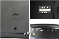 NEAR MINT Mamiya RZ67 Pro II Sekor Z 110mm F2.8 W 120 Film Back From JAPAN 929
