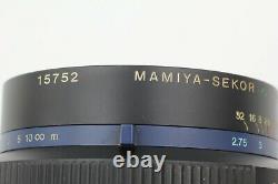 NEAR MINT Mamiya RZ67 Pro Sekor Z 110mm F2.8 120 Back Film Camera Body JAPAN