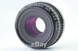 NEAR MINT Pentax 645N + SMC A 75mm f/2.8 + 120 Film Back From Japan E-0413