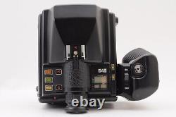 NEAR MINT Pentax 645 + SMC A 75mm f/2.8 + 120 Film Back with Lens Cap From JPN