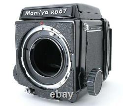 NEAR MINT in Case Mamiya RB67 Pro + 120 Film Back Medium Format JAPAN 1391