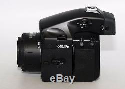 NEW IN BOX Mamiya 645AF D Camera with 80mm 2.8 Lens, 120/220 Film Back & More