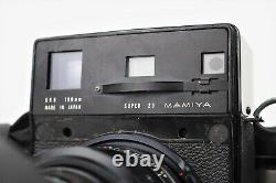NMint MAMIYA Universal Press Body Sekor P 127mm f/4.7 6x9 Film Back From Japan