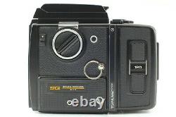 N MINT+3 BRONICA SQ 6x6 Camera Body Waist Finder 80mm F2.8 Lens 120 Back JAPAN