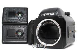 N MINT+3 PENTAX 645N Medium Format Film Camera with 120 Film Back x2 From JAPAN
