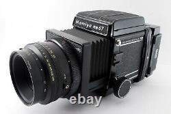 N MINT Mamiya RB67 Pro SD Body + K/L KL 127mm f3.5 L 6x8 Film Back Japan 7861