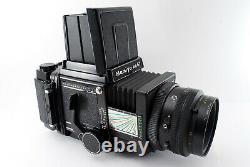 N MINT Mamiya RB67 Pro SD Body + K/L KL 127mm f3.5 L 6x8 Film Back Japan 7861