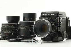 N MINT Mamiya RB67 Pro S Sekor C 127 65 150 180 250 5Lens 120 back from Japan