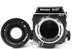 N MINT Mamiya RZ67 Pro II Body Sekor Z 110mm f2.8 W Lens 120 Film Back JAPAN
