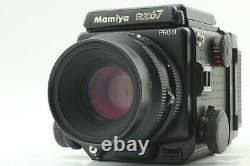 N MINT Mamiya RZ67 Pro II Sekor Z 110mm f/2.8 W 120 Film back II Japan #444