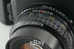 N MINT++ Pentax 645NII + SMC A 75mm f/2.8 +120 Back x 2 + Release From JAPAN