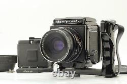 N MINT with 120 Film Back x2 & Grip Mamiya RB67 Camera Body 90mm F3.8 Lens JAPAN