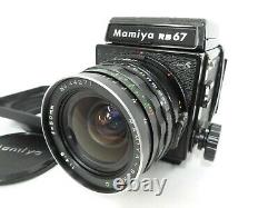 N MINT with Hood Mamiya RB67 PRO S + Sekor 50mm F/4.5 Lens 120 Film Back Japan