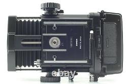 N MINT with Hood Mamiya RB67 Pro SD K/L KL 127mm f/3.5 L + 120 Film Back Japan