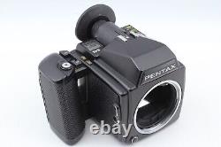 N Mint with Strap Pentax 645 Medium Format Camera Body only 120 Film Back JAPAN