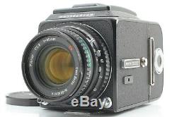 Near MINT Hasselblad 500CM Black + C Planar 80mm & A12 II Film back JAPAN376