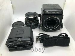 Near MINT MAMIYA RB67 Pro Body+ SEKOR 90mm F3.8 Lens + 120 Film Back + Strap