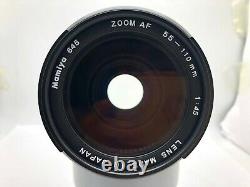 Near MINT Mamiya 645 AFD + AF 55-110mm f4.5 Lens + 120/220 Film Back HM401