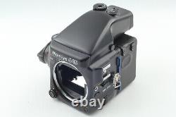 Near MINT Mamiya 645 Pro AE Finder Body 120 Film Back Medium Format Film Camera