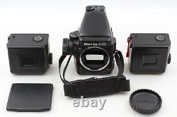 Near MINT Mamiya 645 Pro Medium Format Camera AE Finder 120 2Film Back JAPAN