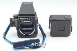 Near MINT Mamiya M645 Super Medium Format Camera AE Finder 120 Film Back JAPAN