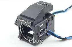 Near MINT Mamiya M645 Super Medium Format Camera AE Finder 120 Film Back JAPAN