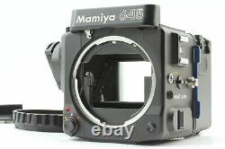 Near MINT Mamiya M645 Super Medium Format Film Camera 120 Film Back From JAPAN