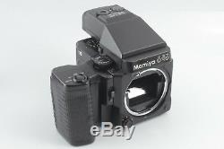 Near MINT Mamiya M645 Super with80mm f4 N, AE Finder, Film Back, Grip from Japan