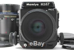 Near MINT Mamiya RZ67 Pro II + 110mm f/2.8 + 180mm f/4.5 + 120 Back From JAPAN
