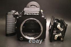 Near MINT Pentax 645 Medium Format Camera Body with120 Film Back From JAPAN
