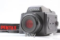 Near MINT Pentax 645 Medium Format Camera SMC A 75mm f/2.8 Lens 120 Back JAPAN