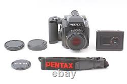 Near MINT Pentax 645 Medium Format Camera SMC A 75mm f/2.8 Lens 120 Back JAPAN