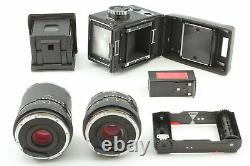 Near MINT ROLLEI ROLLEIFLEX SLX 6x6 Film Back 50mm 80mm HFT Lenses From JAPAN