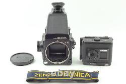 Near MINT Zenza Bronica GS-1 Body 6x7 AE Rotary Finder 120 Film Back JAPAN