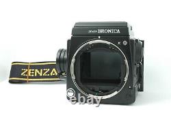 Near MINT Zenza Bronica GS-1+ Waist finder + 120 Film back from JAPAN I26