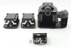 Near MINT with 2 × 120 FilmBack Pentax 645 Medium Format Camera Body From JAPAN