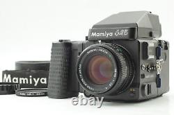 Near MInt Mamiya M645 Super AE Film Camera Winder + Sekor C 80mm F2.8 N Japan