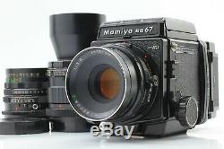 Near Mint 3 Lens MAMIYA RB67 Pro SD with 50mm 127mm 250mm Film Back From JAPAN