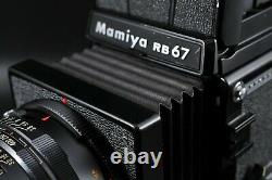 Near Mint MAMIYA RB67 Pro S with Sekor C 127mm F/3.8 Lens + 120 Film Back Japan