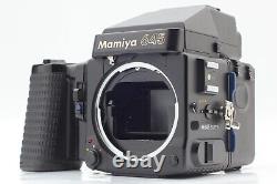 Near Mint Mamiya M645 Super Film Camera Body AE Finder 120 Film Back Japan