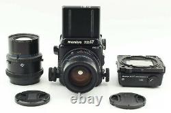 Near Mint Mamiya RZ67 Pro II / Sekor Z 50mm & 180mm + 120 Film back FROM US