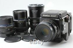 Near Mint Mamiya RZ67 Pro II + Sekor Z 90mm 127mm 180mm Lens +120 back JAPAN